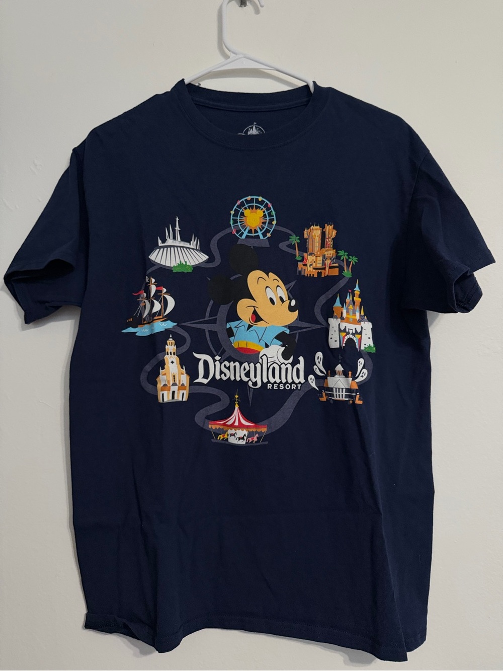 Disney Marvel Navy Graphic Crewneck Tee